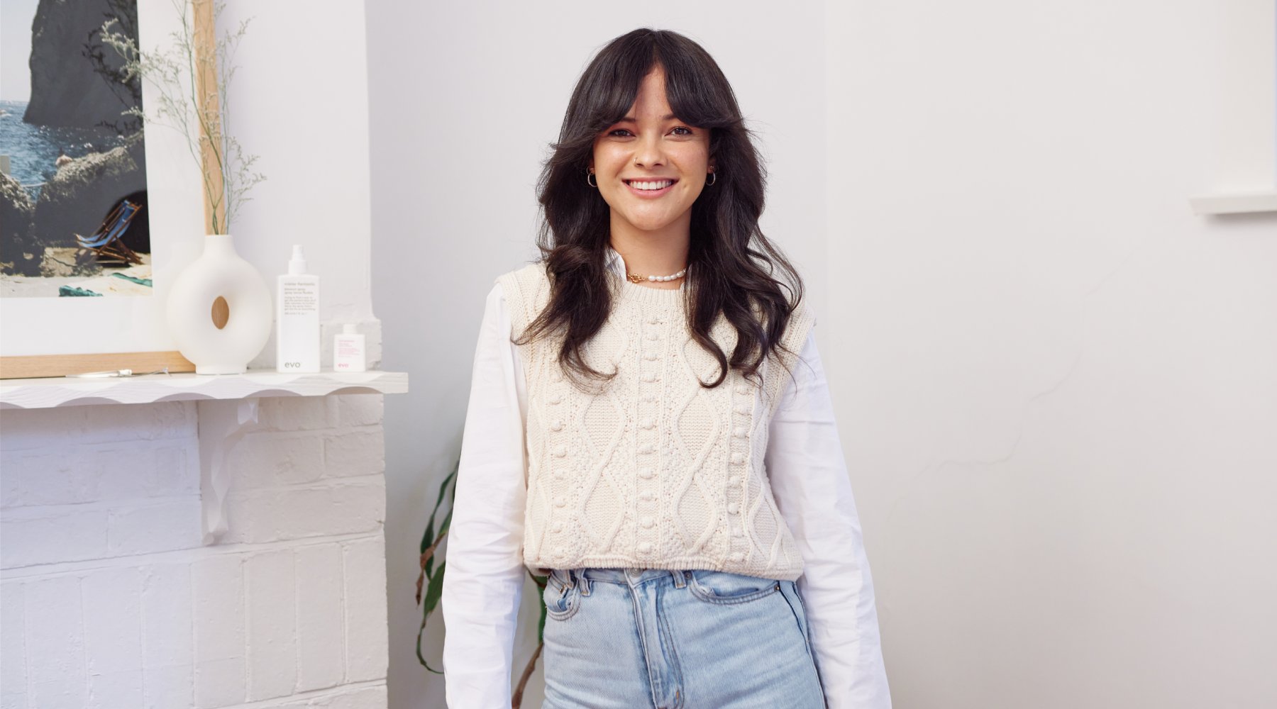 how to style curtain bangs and the products you need