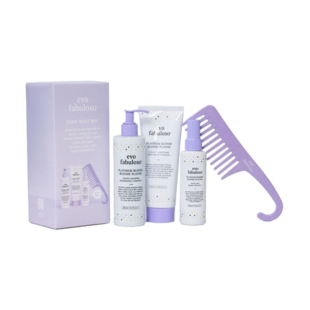 Comb What May Platinum Blonde Gift Set
