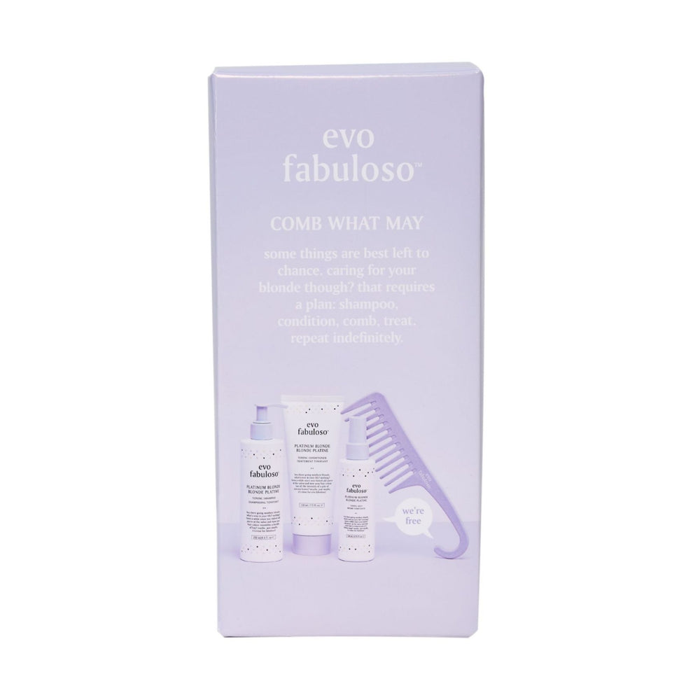 Comb What May Platinum Blonde Gift Set