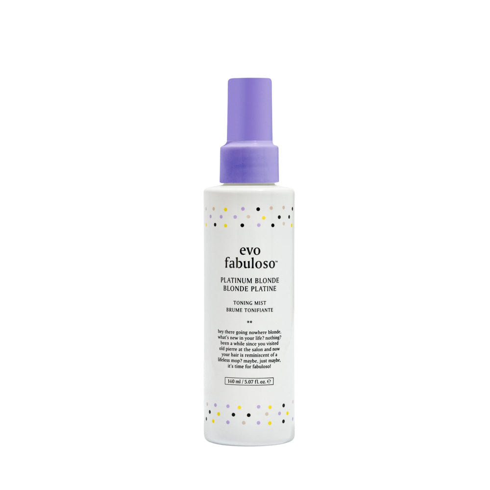 platinum blonde toning mist