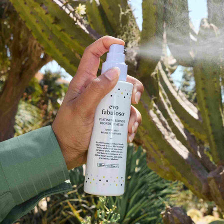 platinum blonde toning mist
