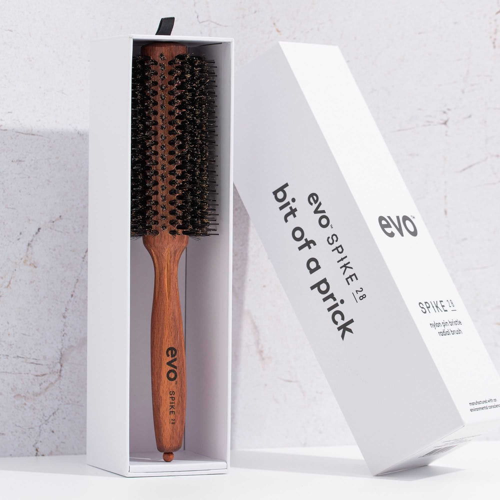 spike nylon pin bristle radial brush
