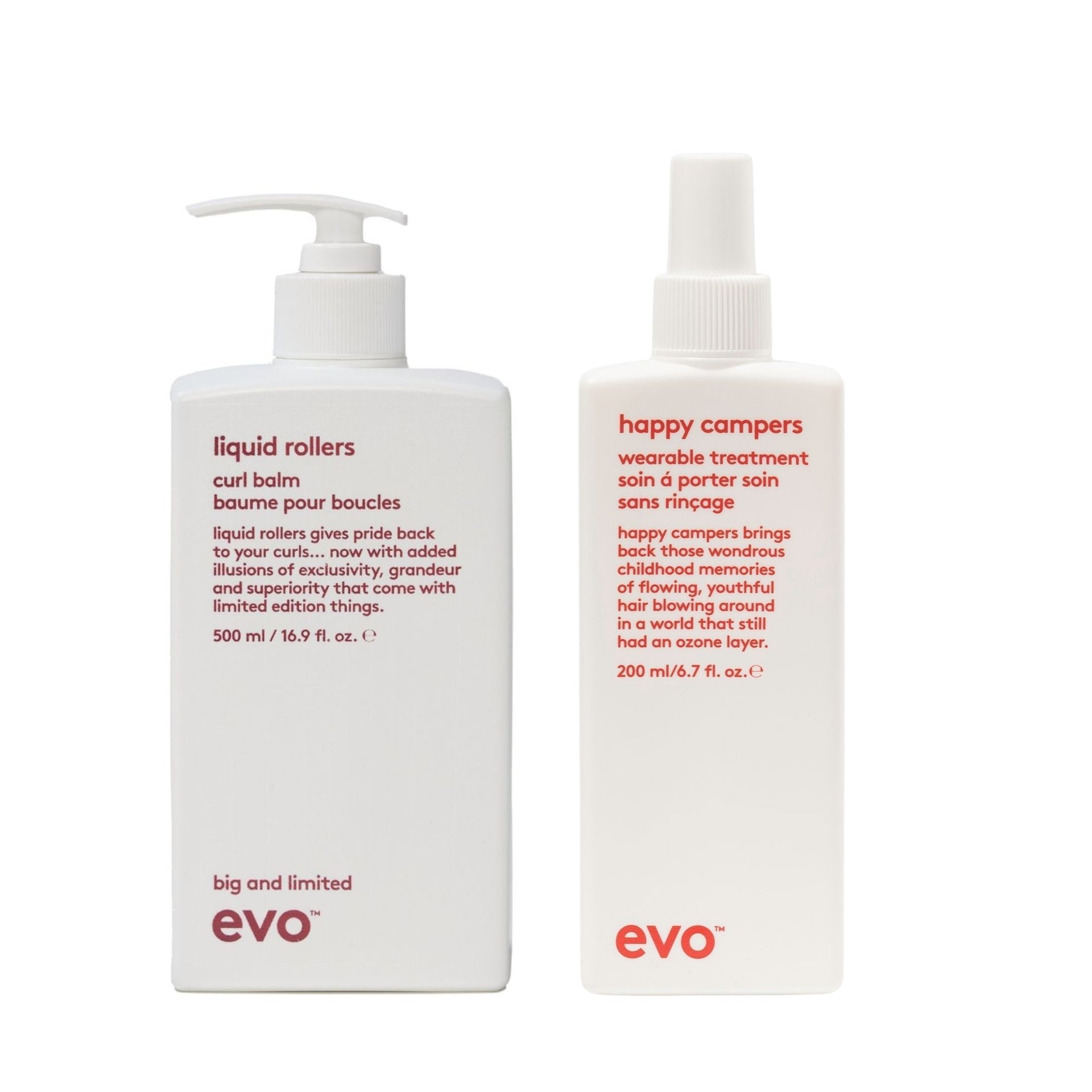 air-dried curls routine