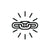 Black chain link icon on a white background