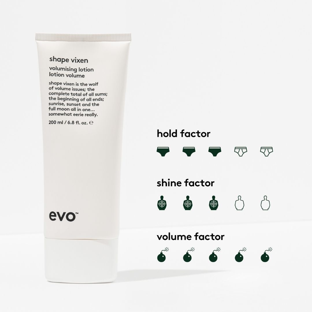 Evo Shape Vixen Volumizing Lotion 200ml | Evo Hair US